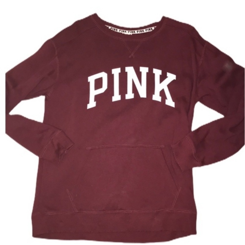 PINK Victoria's Secret Maroon Sweatshirt